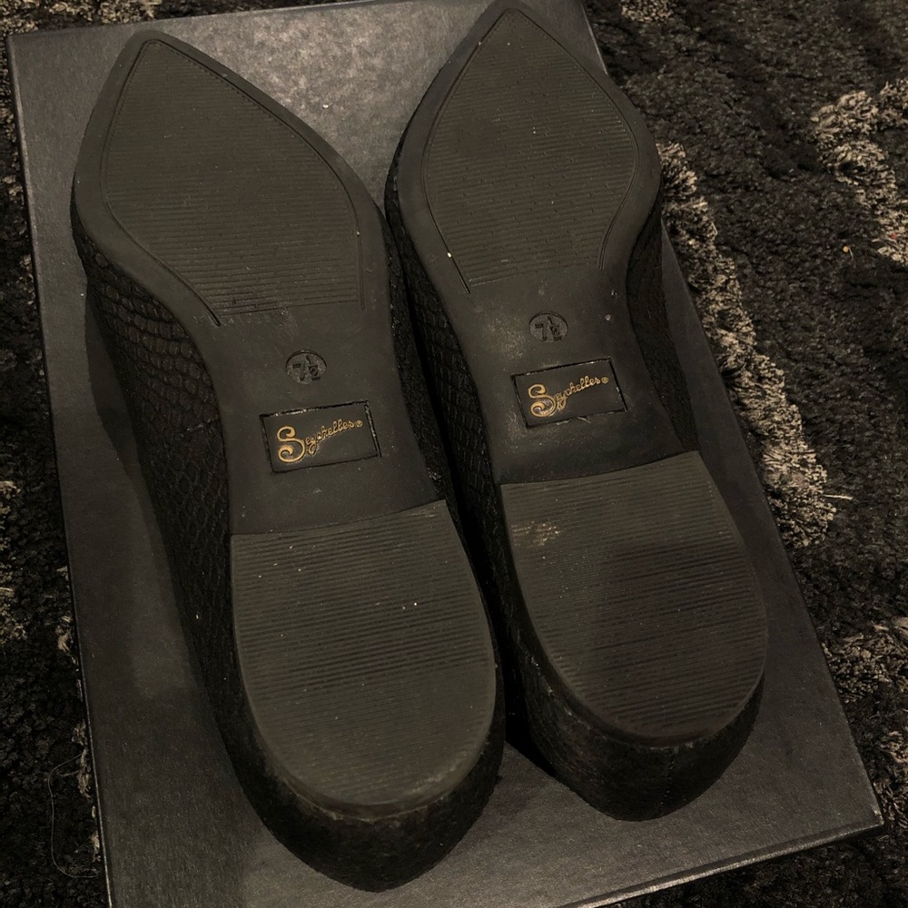 Seychelles Pointy Flats With Python Print Detail - image 5